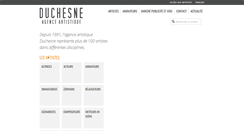 Desktop Screenshot of agenceduchesne.com