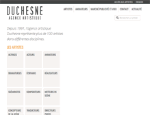Tablet Screenshot of agenceduchesne.com